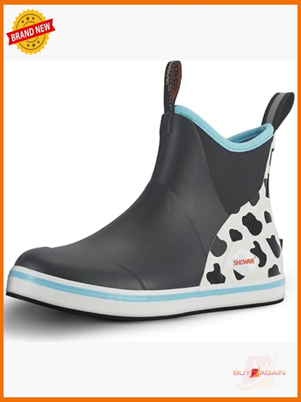 Women's Waterproof Ankle Boots Non-Slip Rubber Deck Boots for Outdoor Activities